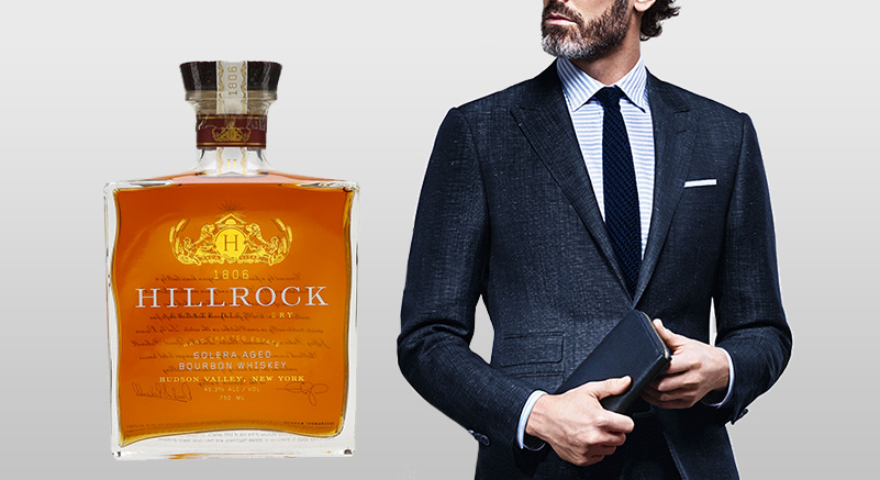 Gucci, Canali, Zegna, or bespoke, and Hillrock Solera Aged Bourbon
